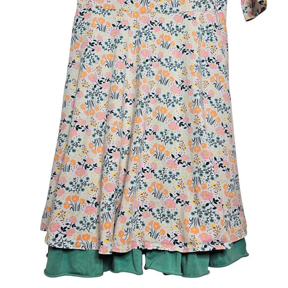 Matilda Jane Down on The Farm Floral fit and flare layered dress size medium - Picture 3 of 10
